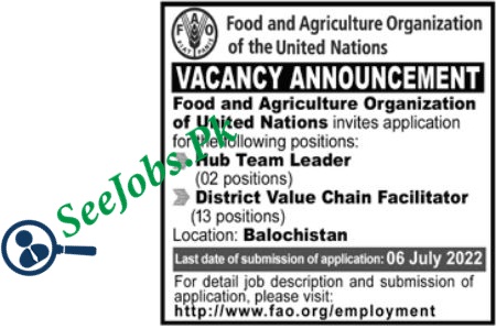 Food and Agriculture Organization FAO Jobs 2022