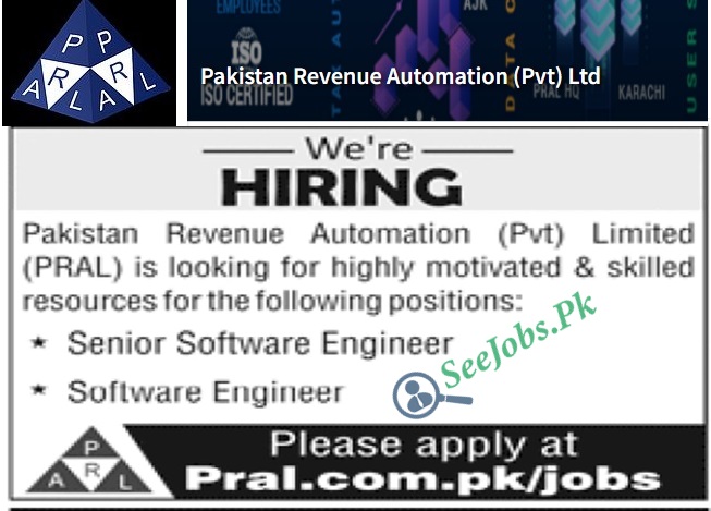 Pakistan Revenue Automation Limited Jobs PRAL